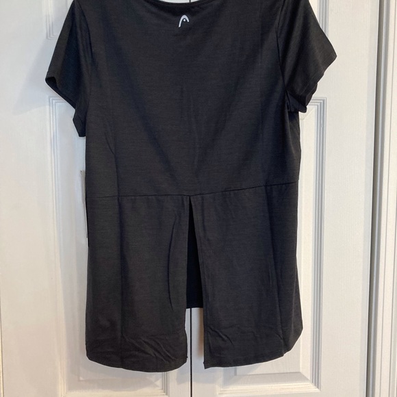 NWT, Large black/blue Heather Dri-Motion fitness top by HEAD - Picture 2 of 3